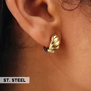 ⚜️𝟯𝟬%𝗢𝗙𝗙 𝗯𝘂𝗻𝗱𝗹𝗲𝘀 𝟯+⚜️ NEW Croissant Stainless Steel Wrap Earrings